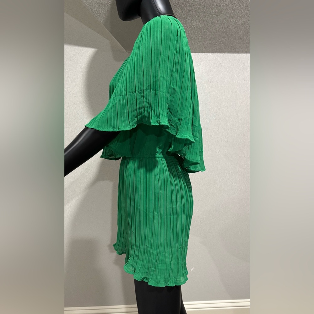 Aaron & Amber green off the shoulder romper shorts excellent condition L large - Picture 6 of 11